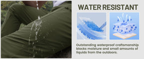 Miami tac -pants -pantaloni da trekking a secco rapido leggero maschile -Waterproof & Cargo Style