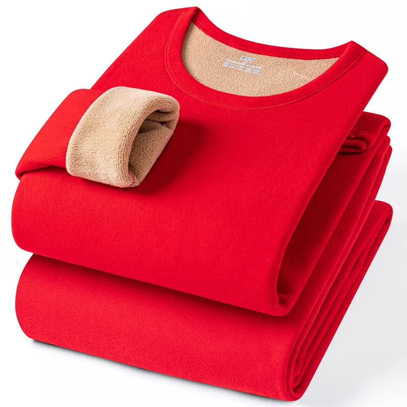 Large Størrelse 8XL Termisk undertøysett for menn Høst Vinter Fritid Ensfarget Long Johns Holder varmen Kaldt vær Termisk klær