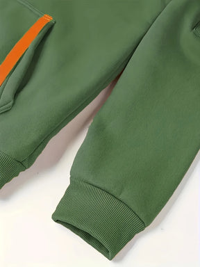 Caperos de moda casual para hombres-sudadera de pulverización de medio zip para primavera y otoño | Chaqueta de estilo de fitness y calles