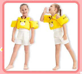 Swim Vest for Kids Cute Swimming Pool Jacket Floats Non-Inflatable Baby Boys Girls Arm Band Buoyancy Aids for Children Aged 2-6T