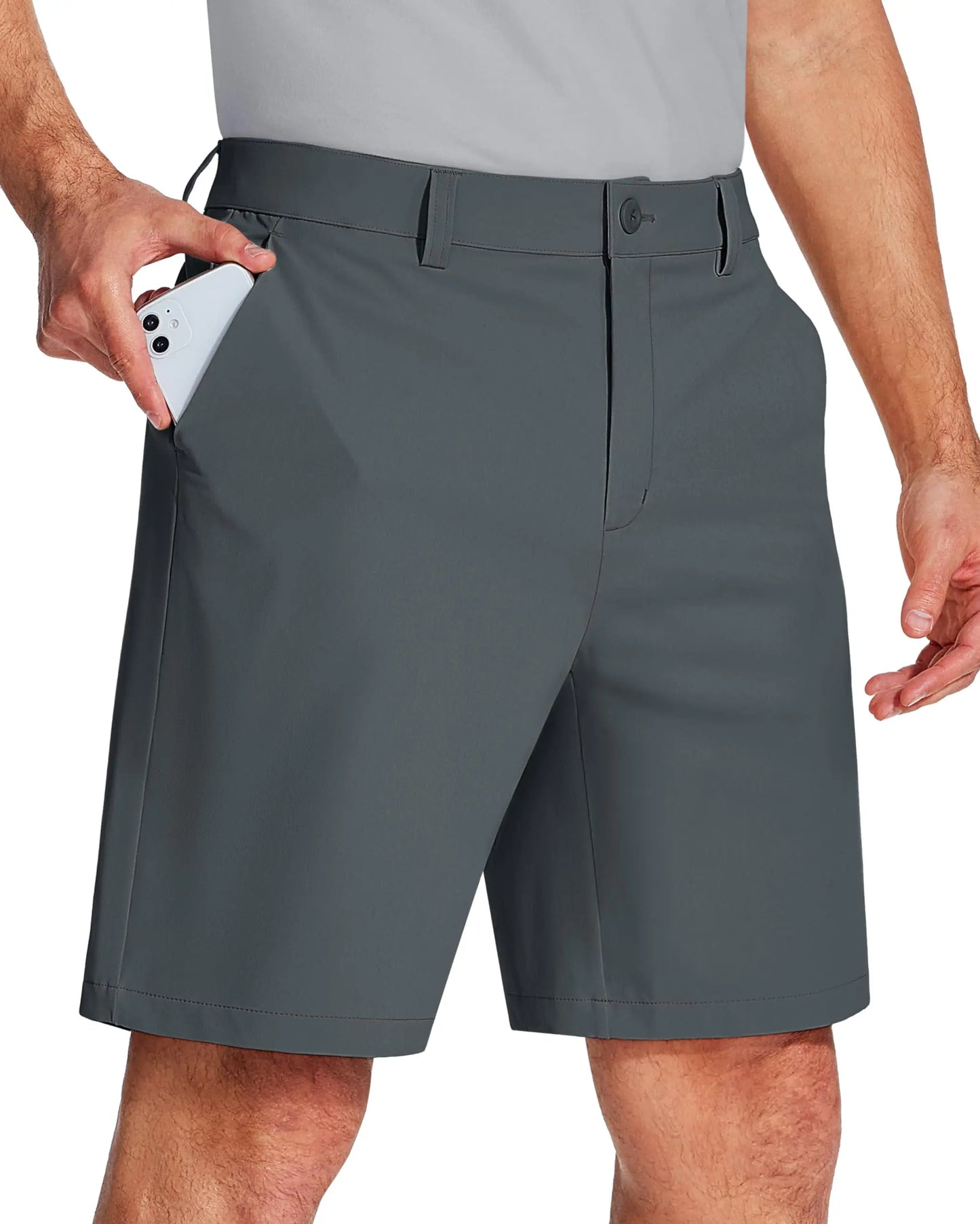 MIAMI TAC -Shorts décontractés et de golf à séchage rapide pour hommes – Stretch & 4 poches