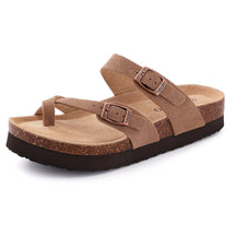 Fashion Suede Platform Mules – Soft Cork Clogs with Arch Support for All-Day Comfort