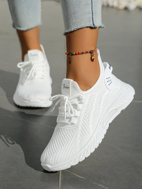 Women’s Casual Sneakers – Lightweight Fly-Weaving Fashion Shoes