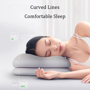 Cuscino ergonomico in memory foam per tutte le posizioni del sonno, supporto multi-zona, sonno profondo, sollievo dal dolore al collo