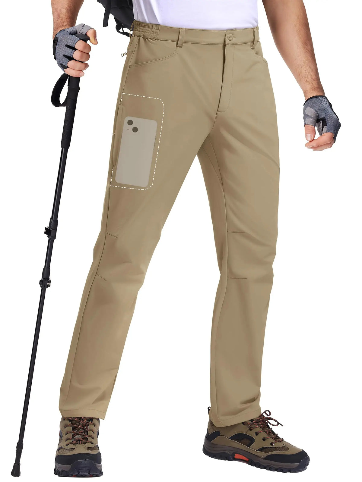 MIAMI TAC- Men’s Quick-Dry Hiking Pants – Lightweight, Stretchy & Waterproof