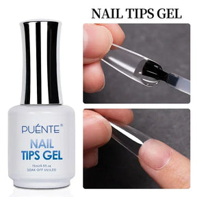 15 ml glasvezel rubberen basis gel nagellak voor gebroken nagel gerepareerd helder snel gebouw weken af ​​van de UV -constructiegelvernis