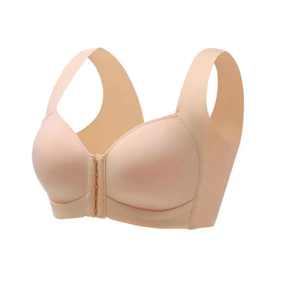 Drahtloser Push-Up-BH mit Vorderverschluss – Nahtlose Komfort-Dessous