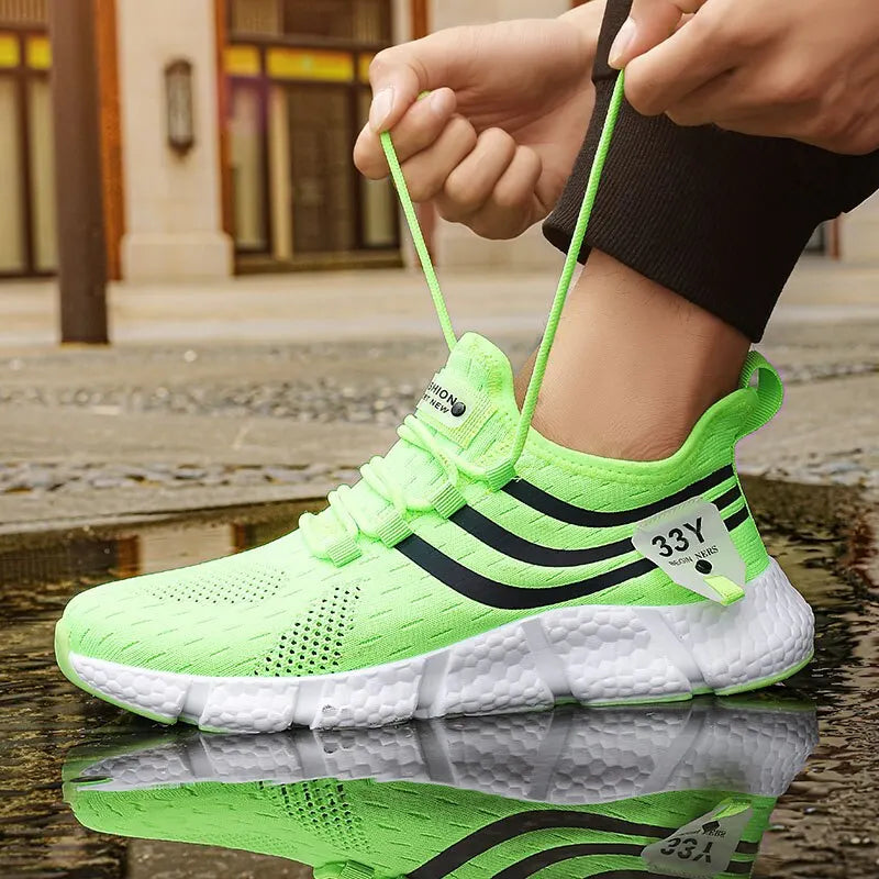 Unisex letvægts løbesneakers i mesh – åndbare & Sporty