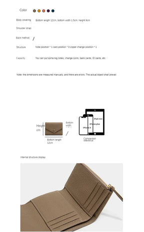 Luxury PU Leather Wallet for Women