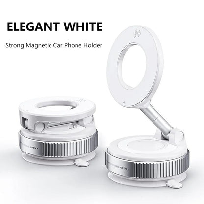 Forte supporto magnetico per telefono per auto Design pieghevole Supporto per aspirapolvere regolabile a 360° per auto/scrivania/bagno/universale
