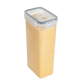 Recipientes de almacenamiento de alimentos herméticos con organizador de la despensa de tapa Dispensadores de cereales Recipientes de cereales Caja de almacenamiento de alimentos Organizador de cocina