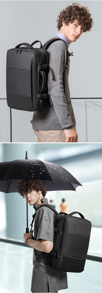 Zaino da viaggio impermeabile espandibile – Adatto 17.3" Laptop – Grande capacità per viaggi e affari &  Outdoor - Unisex