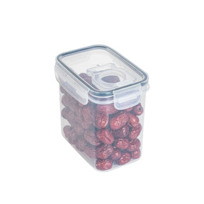 Recipientes de almacenamiento de alimentos herméticos con organizador de la despensa de tapa Dispensadores de cereales Recipientes de cereales Caja de almacenamiento de alimentos Organizador de cocina