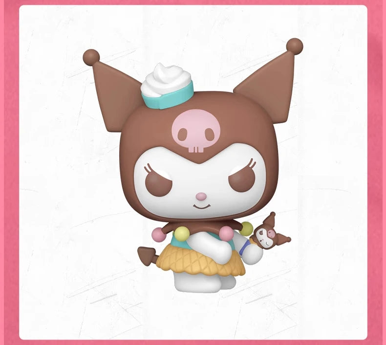 Genuine Edition FUNKO POP™ HelloKitty, My Melody, Kuromi Anime Action Desktop Ornament  Collectible Model
