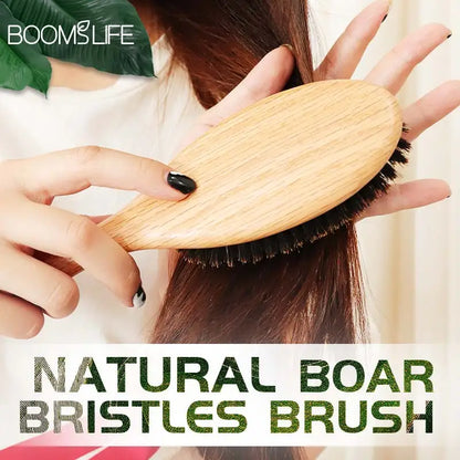 BOOMSLIFE™ Ornebørstehårbørste Kvinder Hårkamme Træ Hårbørste Detangle Glattejern Børste Hårkam Barbertilbehør