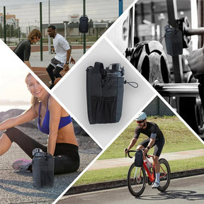 Sacca da palestra magnetica borsa per trasporto magnetico di grande capacità con tasca portatili portatili porta bottiglia per palestra accessori per palestra organizzatore