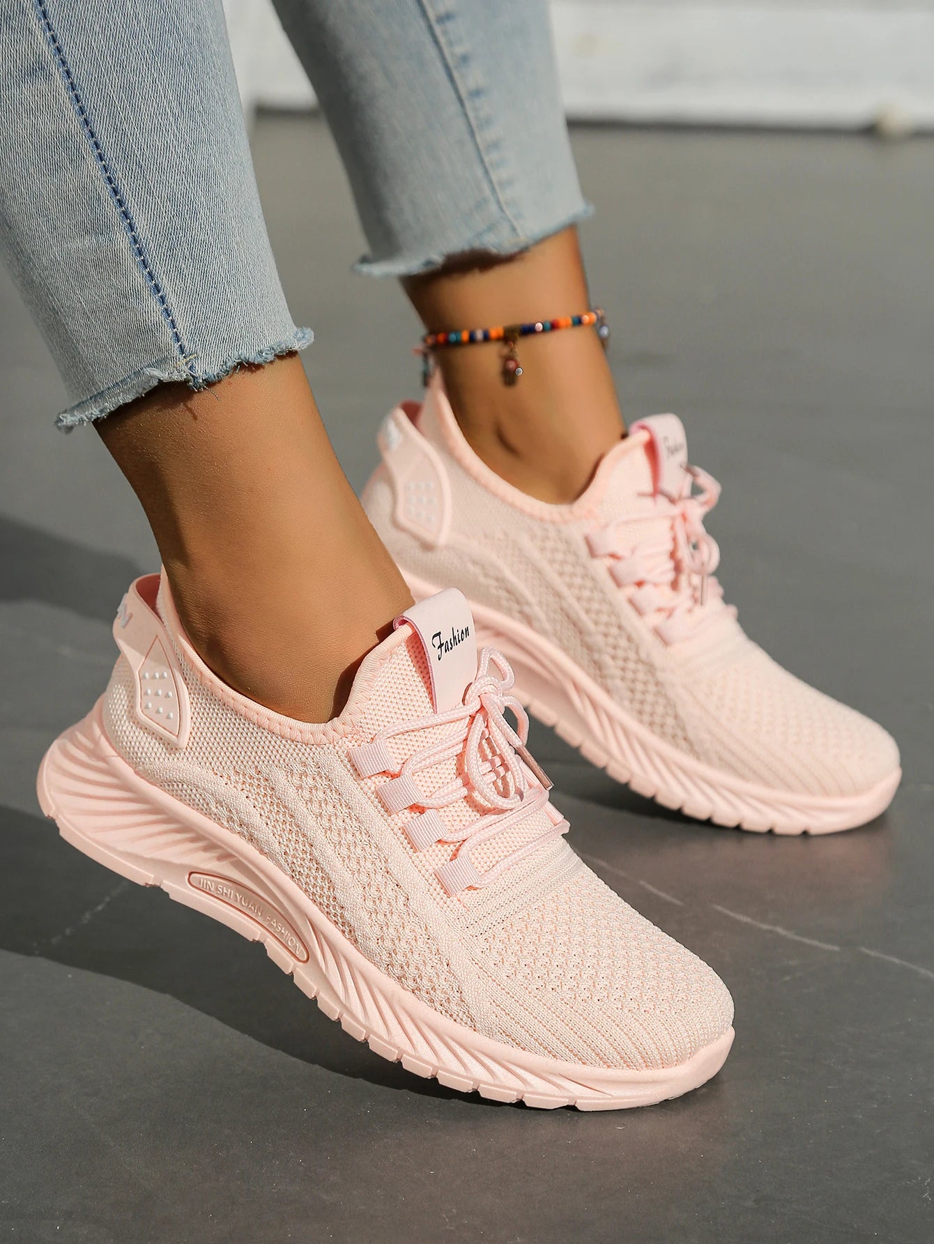 Women’s Casual Sneakers – Lightweight Fly-Weaving Fashion Shoes