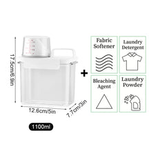 1100/1800/2300 ml de buanderie rechargeable ou distributeur de distributeur de distributeur réservoir vide pour conteneur de rangement avec étiquettes