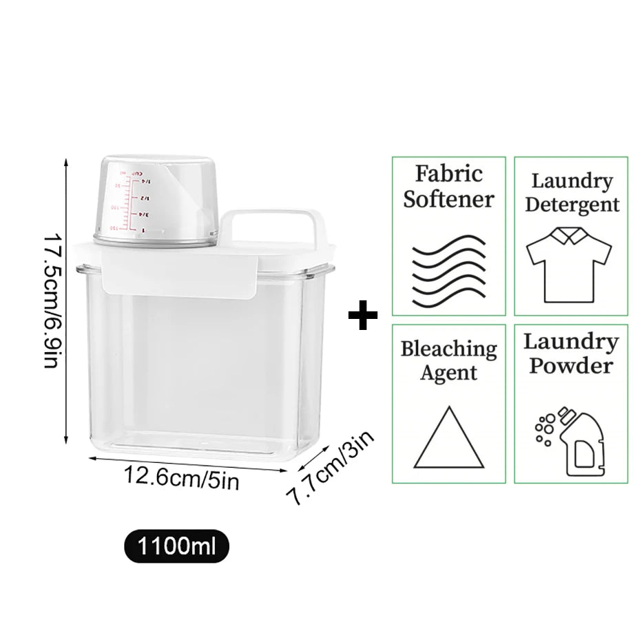 1100/1800/2300 ml de buanderie rechargeable ou distributeur de distributeur de distributeur réservoir vide pour conteneur de rangement avec étiquettes