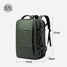 Expandable Waterproof Travel Backpack – Fits 17.3" Laptop – Large Capacity for Travel, Business & Outdoor – Unisex