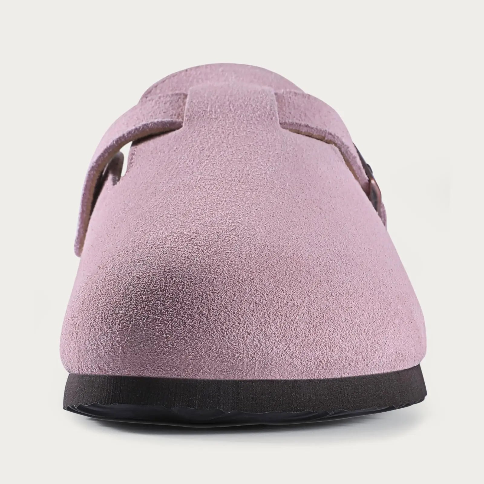 Genuine Suede Clogs – Unisex Comfort with Arch Support & Cork Footbed