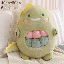 Schattig dieren pluche kussen - mini candy tas poppen voor kindercadeaus