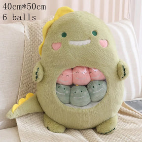 Schattig dieren pluche kussen - mini candy tas poppen voor kindercadeaus