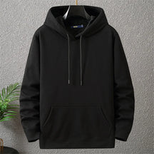 Chaqueta para capucha para hombres de gran tamaño con capucha manga larga gruesa tibia tibia sudadera forrada de invierno macho casual l- 12xl