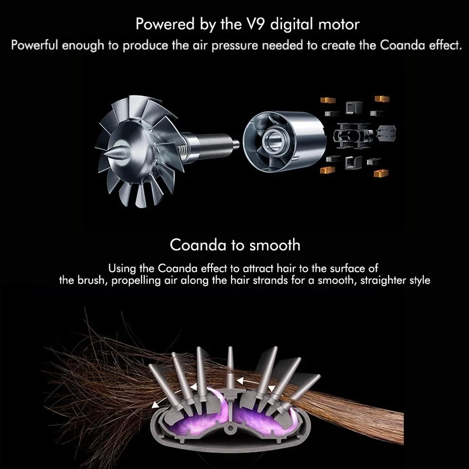 5 i 1 multistyler Nytt design hårføner for hår 5 i 1 hårstyler med krølletønne Hot Air Brush Styling Tool MultiStyler