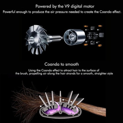 5 i 1 multistyler Nytt design hårføner for hår 5 i 1 hårstyler med krølletønne Hot Air Brush Styling Tool MultiStyler