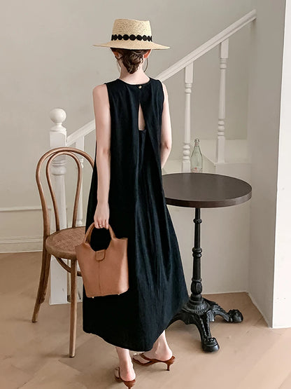 Vestido largo de verano: fluido y elegante & Favorecedor del cuerpo