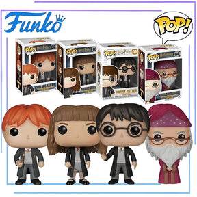 Funko Pop ™ Harry Potter Actionfiguren - Limitierte Auflage: Harry Potter, Hermine, Ron Weasley, Dumbledore