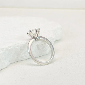 Carat Moissanite Ring voor vrouwen Sterling verzilverde witgoud D kleur diamant verloving trouwring fijne sieraden
