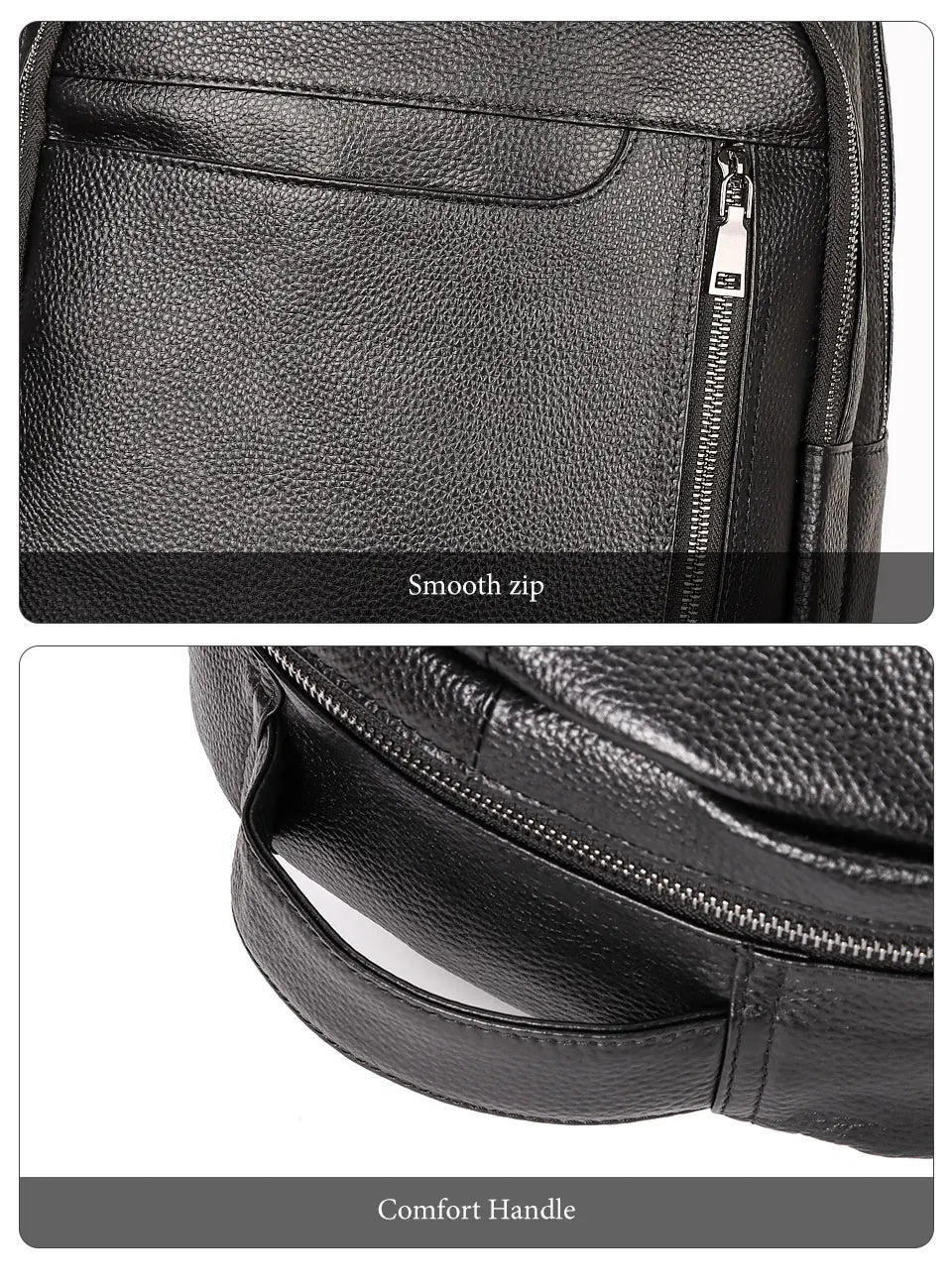 Genuine Leather Unisex Backpack – Elegance Meets Everyday Function