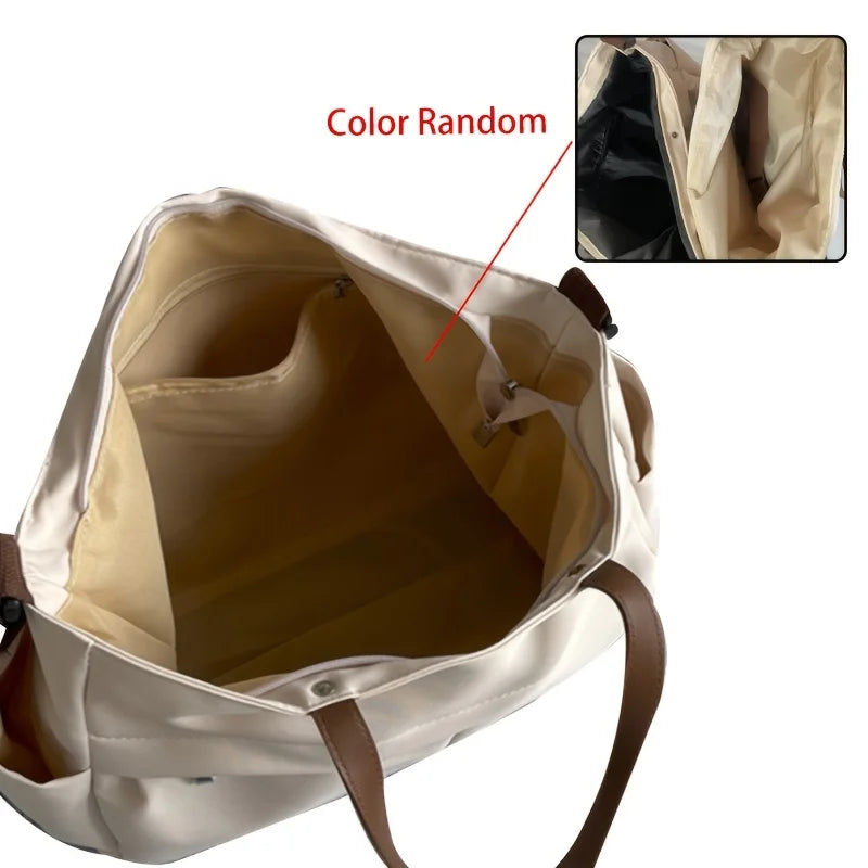 Stylish Nylon Women Tote Bag - Ultra-Light, Extra-Spacious — The Tote Bag That Follows Your Routine Without Weighing You Down
