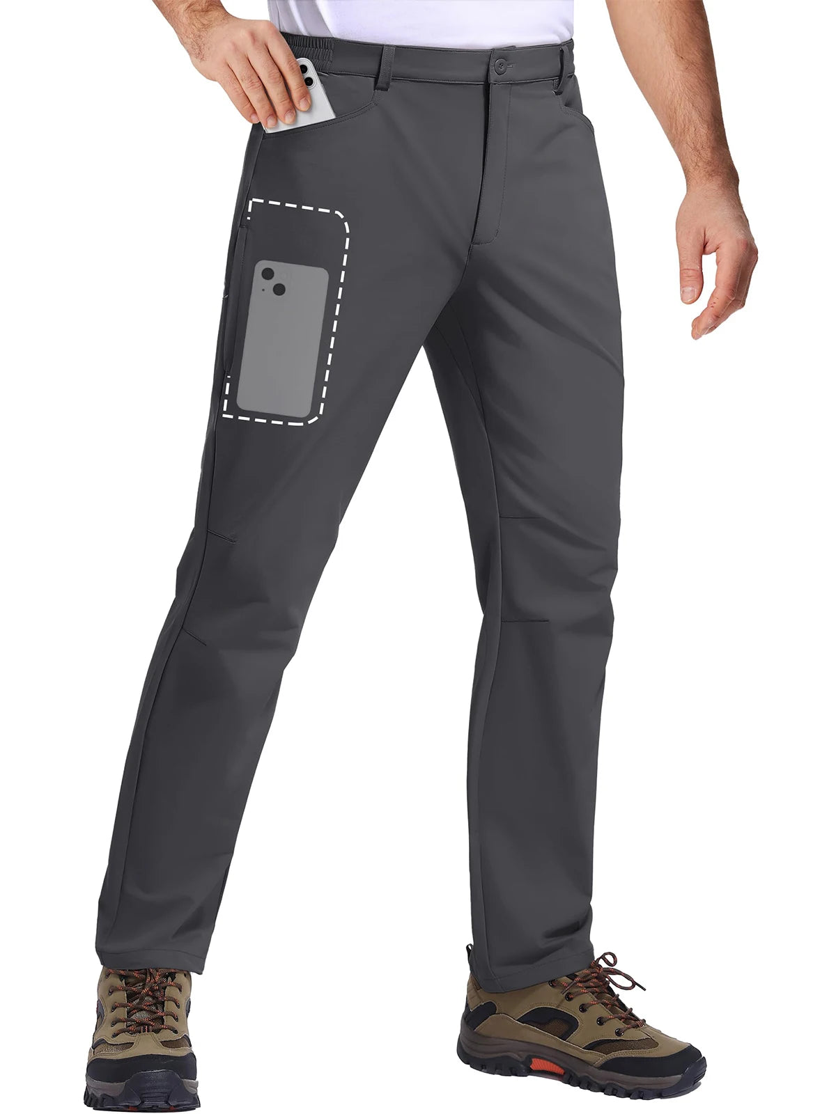 MIAMI TAC - Pantalon de randonnée à séchage rapide pour hommes – Léger, extensible & Imperméable