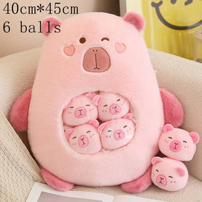 Schattig dieren pluche kussen - mini candy tas poppen voor kindercadeaus