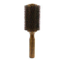 Jabalí Profesional cerebro de cabello redondo para mujeres y hombres peinando peinador salón peluquero de peluquería de madera redonda