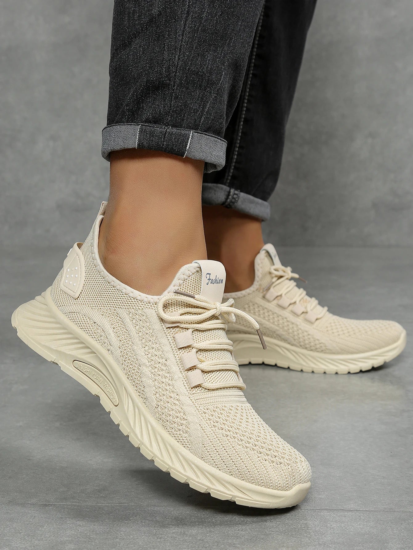 Women’s Casual Sneakers – Lightweight Fly-Weaving Fashion Shoes