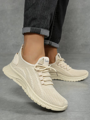 Women’s Casual Sneakers – Lightweight Fly-Weaving Fashion Shoes