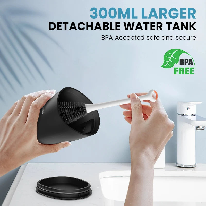 Water Flosser Cordless Oral Irrigator for Teeth Cleaning Denture Brushes for Home Travel 5 Dental Tips IPX7 Portable