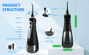Water Flosser & Electric Toothbrush Set – Complete Oral Care in One Kit