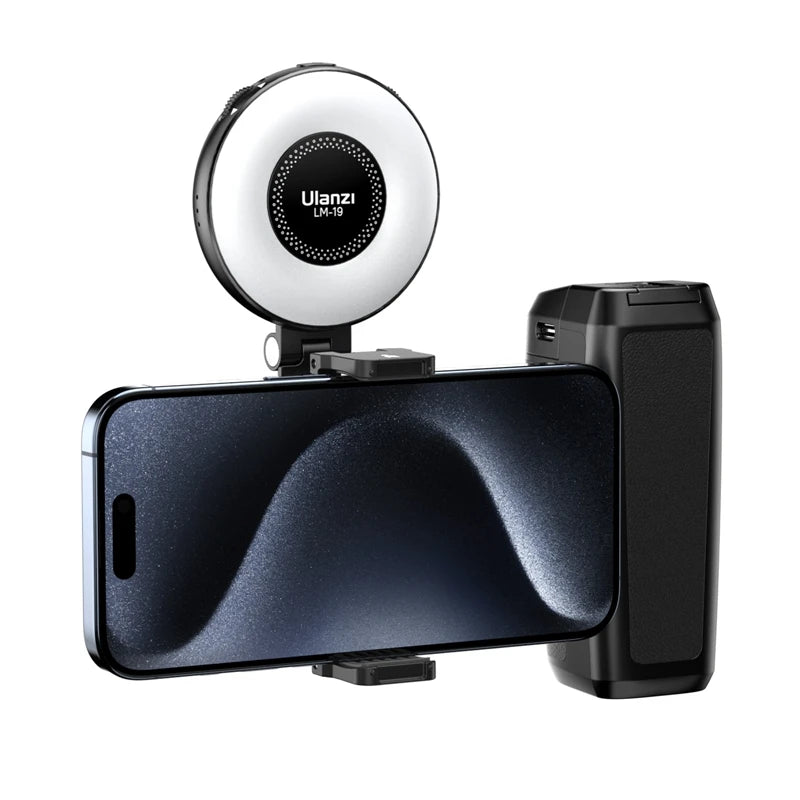 Ulanzi ™ Magsafe smartphone Camera Sluiter Grip Bluetooth Selfie -handvat als camerafoto -stabilisator Verticale horizontale shoot
