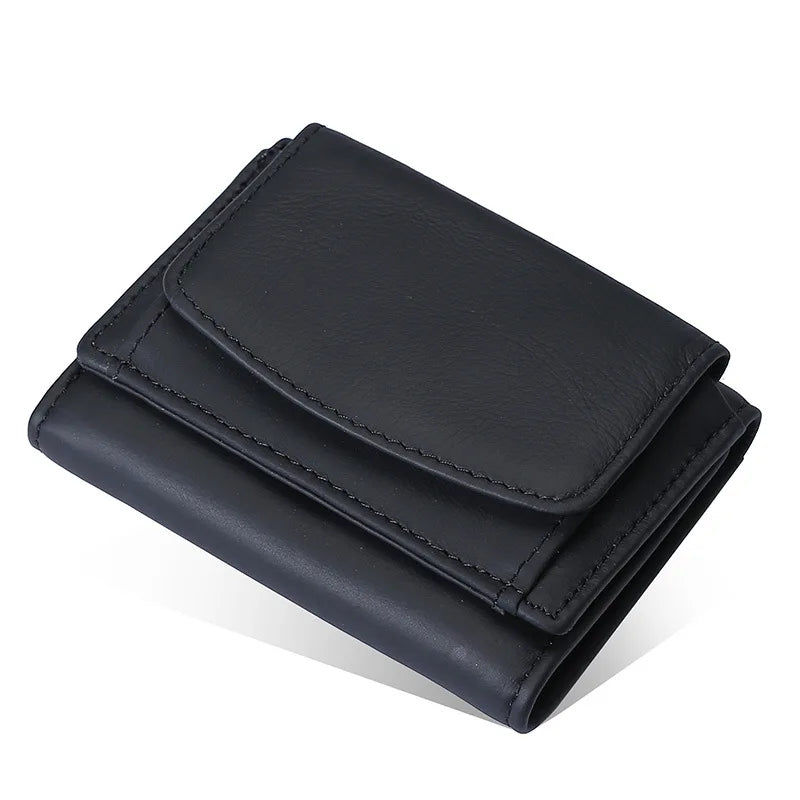 Portefeuille Airtag - Cuir véritable - Porte-carte Air Tag RFID