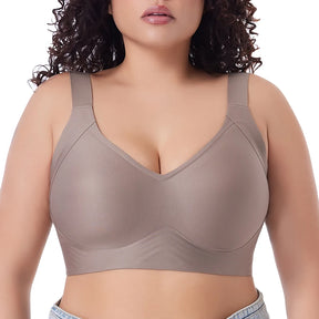 Push up reggiseno per le donne senza cuciture plus size reggiseni sottile tazza wirelette bralelette sexy brassere femme m-6xl