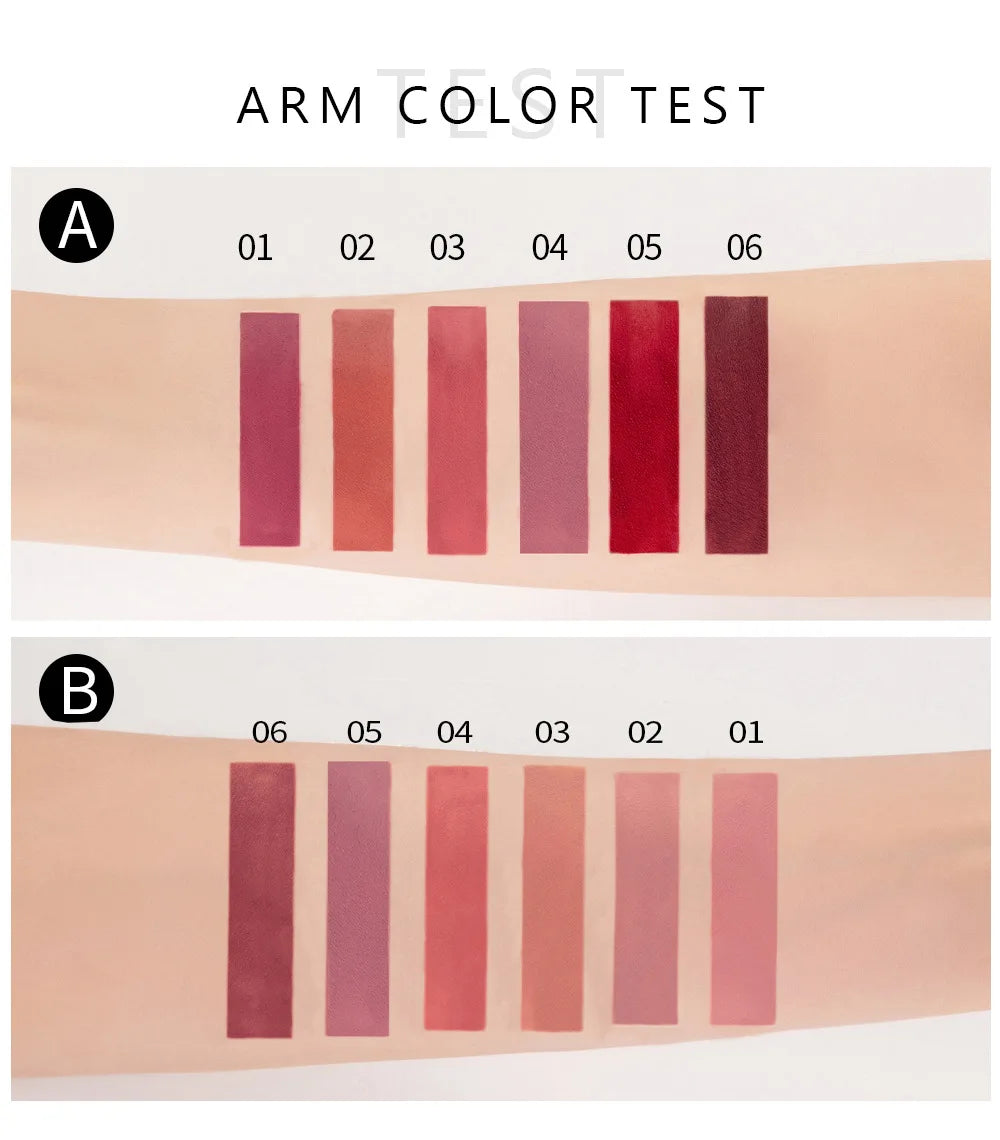 6 PCS Korean Lipstick Set – The Famous Korean Makeup | Long-Lasting, Waterproof & Matte -Original product- Free Shipping to Europe
