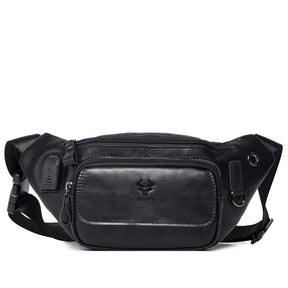100% Genuine Leather Chest Bag unisex High-Capacity With Durable USB Charging Crossbody Bag - Free Shipping to Europe