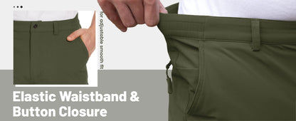MIAMI TAC -Pants - Lättvikts snabbtorkande vandringsbyxor för män – Vattentät & Cargo Style