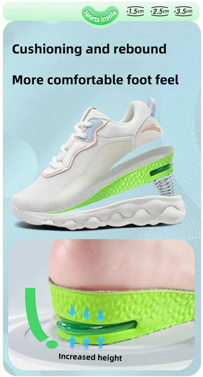 Air Cushion Insoles for Height, Shock Absorption & Odor Control