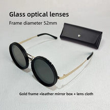 Sunglasses - Manual Dimming Sunglasses Vintage Steampunk Round Rotatable Adjustment Glasses Mountaineering Fishing Polarized Lenses